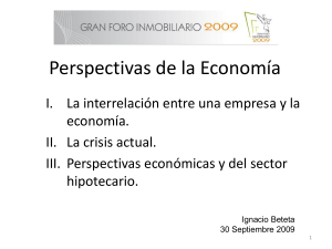 Perspectivas de la Economía