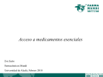 Acceso a medicamentos esenciales