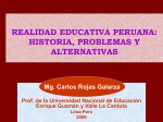 realidad educativa peruana: historia, problemas y alternativas