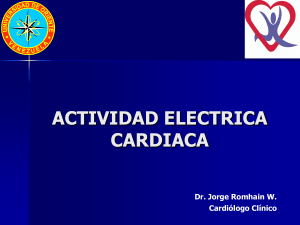 actividad electrica cardiaca