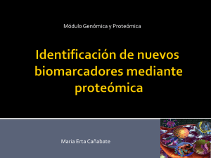 Maria Erta: Identificación de nuevos marcadores mediante proteómica