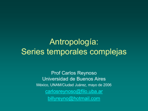 Series temporales complejas