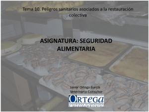 Peligros Sanitarios en la Restauración Colectiva