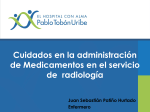 Cuidados del paciente en Radiologia Sebastian Patiño