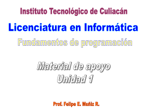 Diapositiva 1 - Informática y Sistemas de Computación