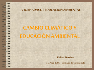 Información sobre el cambio climático