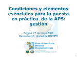 gestion - OPS/OMS | Colombia