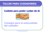 TALLER PARA CUIDADORES