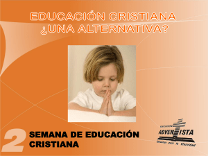 educación cristiana ¿una alternativa?