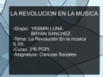 La revolución en la música en el siglo XX