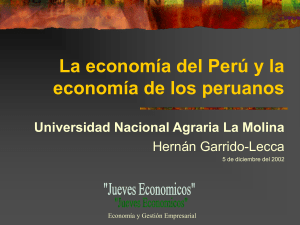 La economía de los peruanos