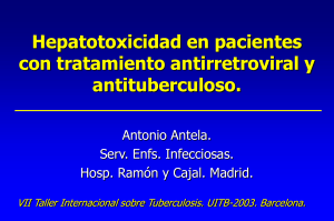 Hepatotoxicidad en pacientes con tratamiento antirretroviral y
