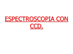 Espectroscopia con CCD - FCFM-BUAP