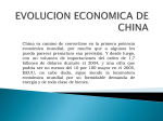EVOLUCION ECONOMICA DE CHINA