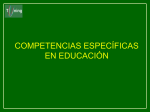 competencias especificas educacion