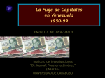 La Fuga de capitales en Venezuela