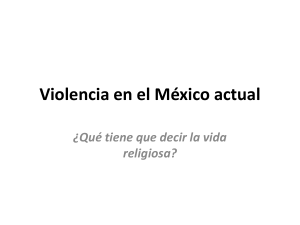 Vida religiosa y violencia en el México actual