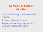 La Medicina Familiar en Cuba