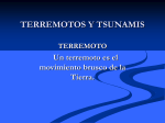 TERREMOTOS Y TSUNAMIS