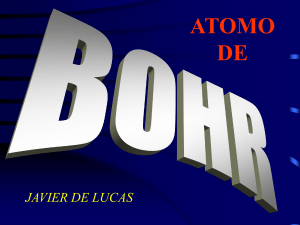 ATOMO DE BOHR