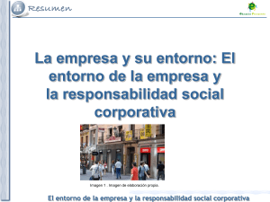 El entorno de la empresa y la responsabilidad social