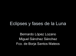 Eclipses y fases de la luna