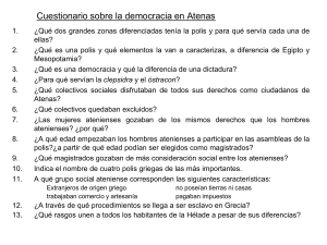 Cuestionario sobre la democracia en Atenas