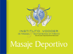 Masaje deportivo - Instituto Vodder Online