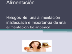 Alimentación Riesgos e Importancia de una Alimentación - cl