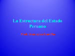 La Estructura del Estado Peruano
