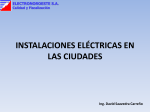 Instalaciones Eléctricas en las Ciudades