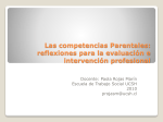 Las competencias Parentales: reflexiones para la evaluación e