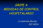 GRIPE A MEDIDAS DE CONTROL HOSPITALARIO Lic