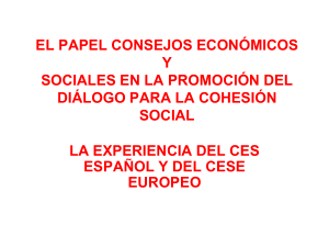 CONSEJOS ECONÓMICOS Y SOCIALES DE LA UE