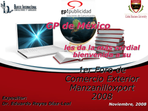 Diapositiva 1 - Comercio Internacional