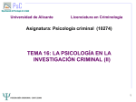 TEMA 16 Psicología criminal - RUA