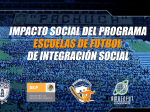 impacto social del programa escuelas de futbol de integración social