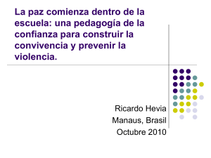 una pedagogía de la confianza para construir la - PEA