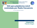 GUI para plataforma móvil controlada por Radio frecuencia ELO 330
