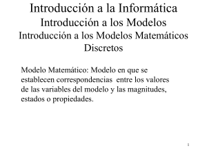 Modelos Matemáticos