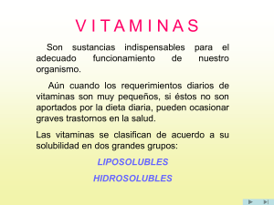 Vitaminas hidrosolubles…