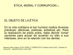 Ética, Moral y Corrupción