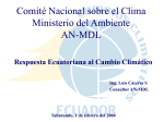 Respuesta Ecuatoriana al Cambio Climático