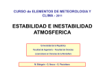 CURSO de ELEMENTOS DE METEOROLOGIA Y CLIMA
