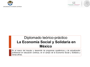 Diplomado en Economía Social y Solidaria.