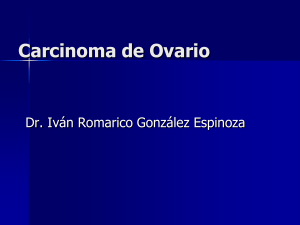 Carcinoma de Ovario