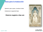 Historia magistra vitae est. Guía para la traducción Latín 4º. ESO