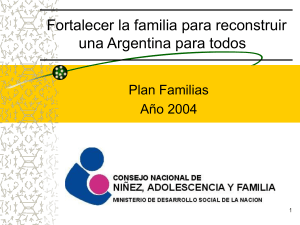 Fortalecer la familia para reconstruir una Argentina para todos