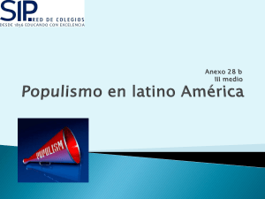 Populismo en latino america