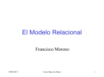 modelo relacional - Universidad Nacional de Colombia : Sede
